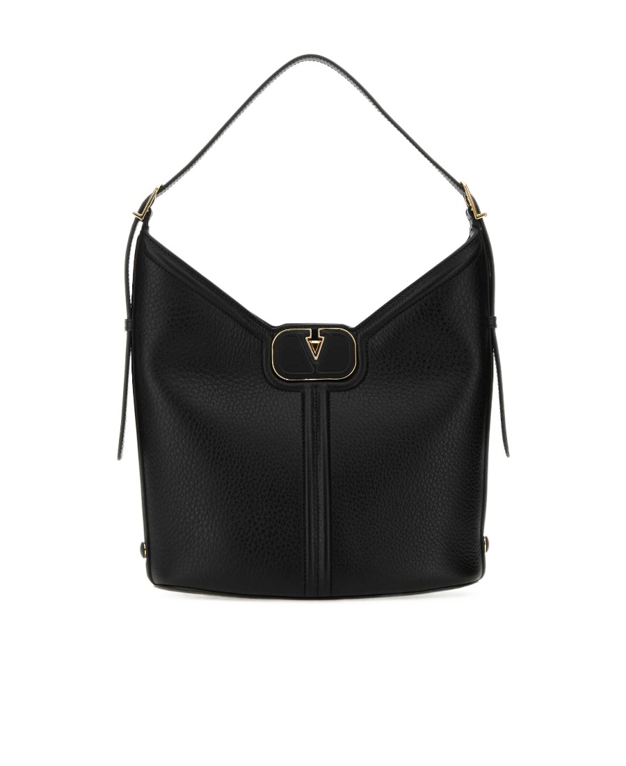 Valentino Vlogo Signature Top Handle Bag In Black