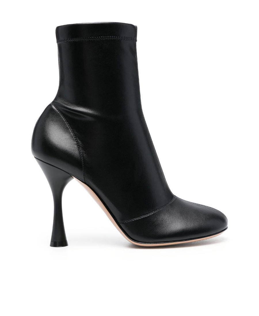 Gianvito Rossi Woman Ankle Boots Black Size 10 Soft Leather In Black