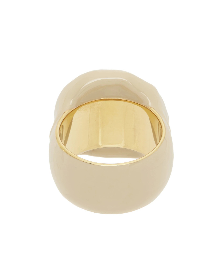 Bottega Veneta Seal Ring In Yellow