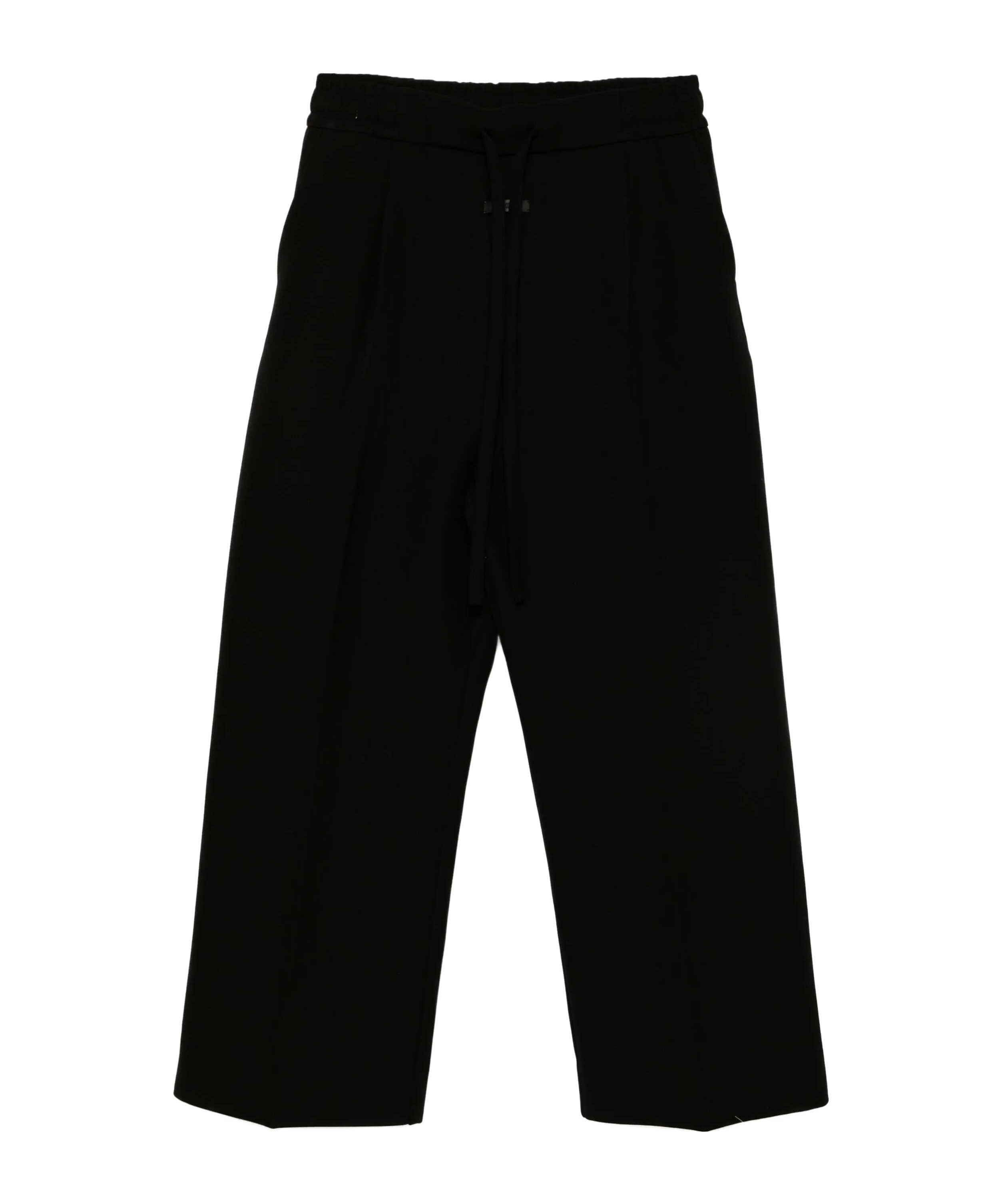 Fear Of God Drawstring Drop-crotch Trousers In Black