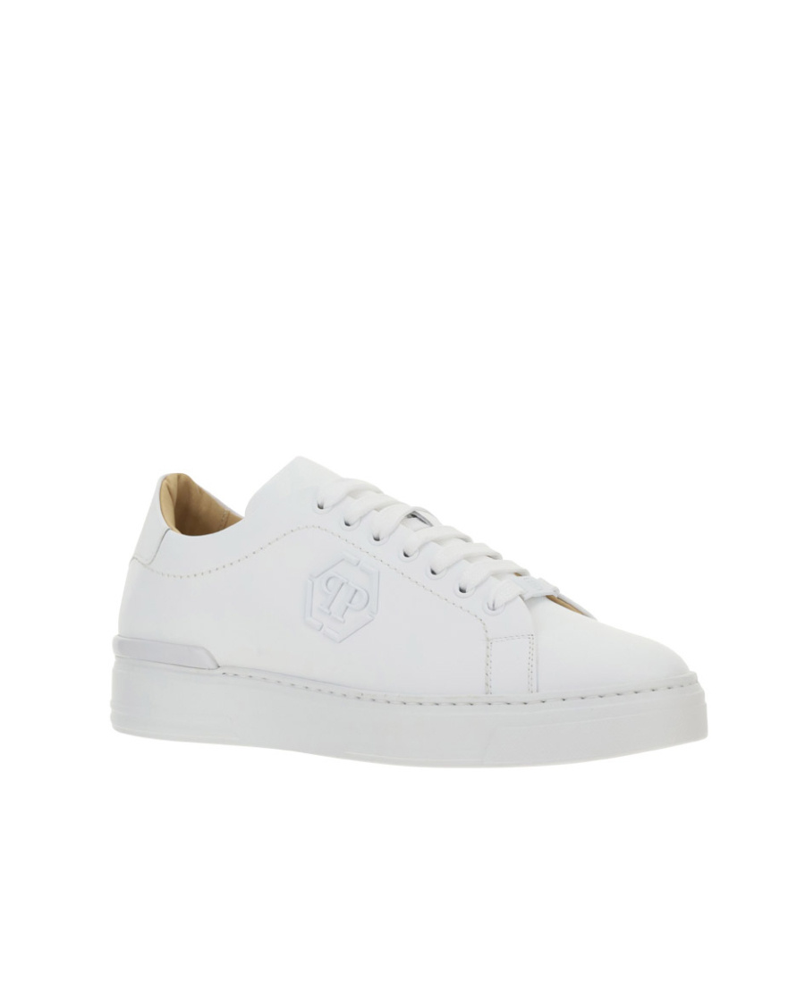 Philipp Plein Hexagon Logo-patch Low-top Sneakers In White