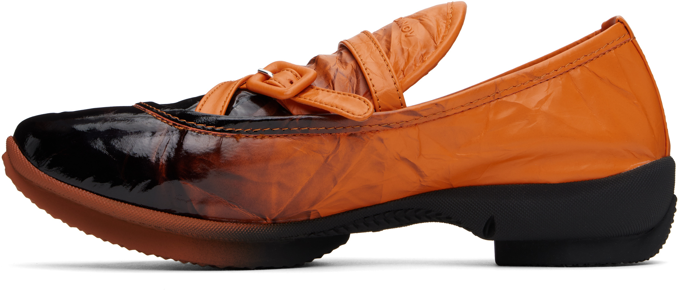 Kiko Kostadinov Sonia Buckled Loafers In Black