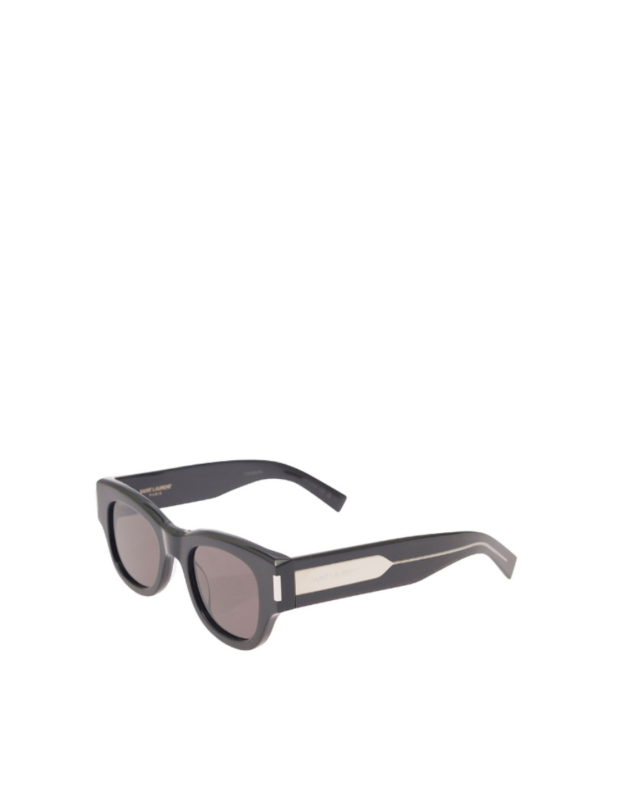 Saint Laurent Square-frame Tinted Sunglasses In Black