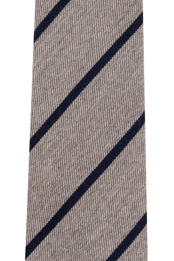 Paul Smith Men's Men Tie 8cm Spaced Stripes In Gray