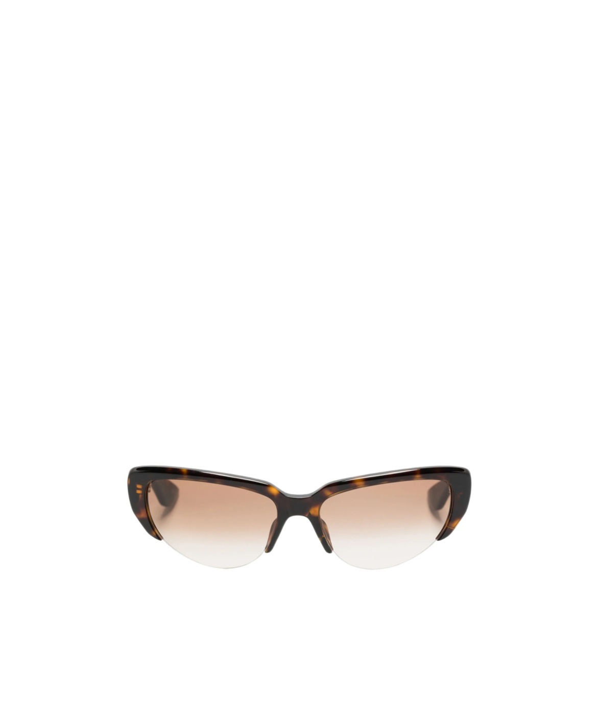 Alexander Mcqueen Geometric Sunglasses In Brown