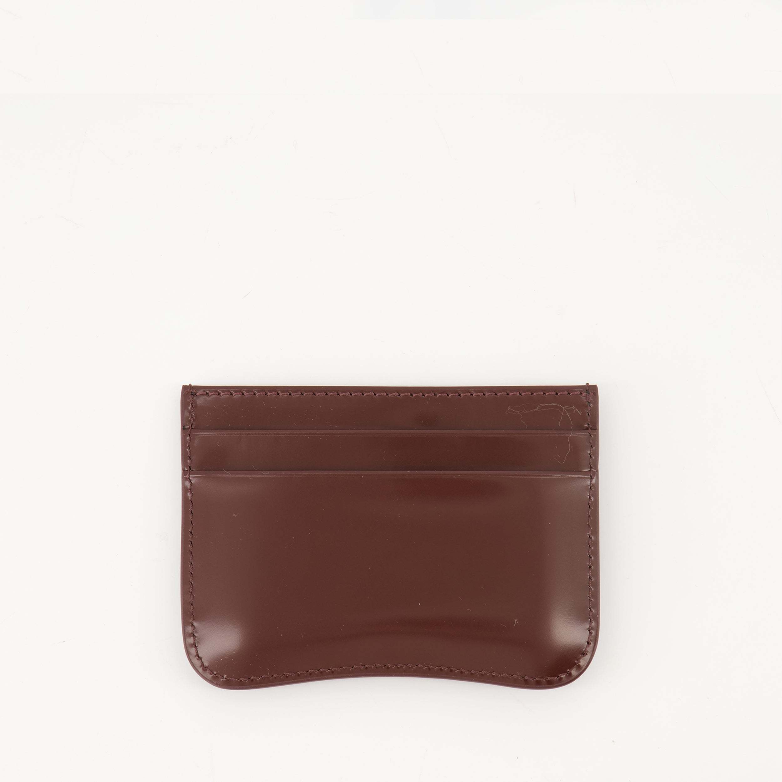 Ami Alexandre Mattiussi Logo Card Holder In Red