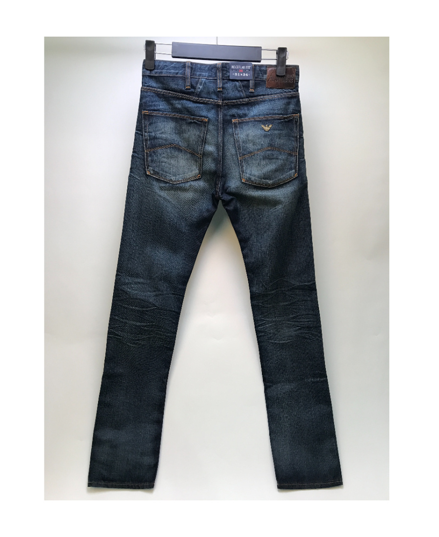 Armani Jeans Slim Jeans In Black