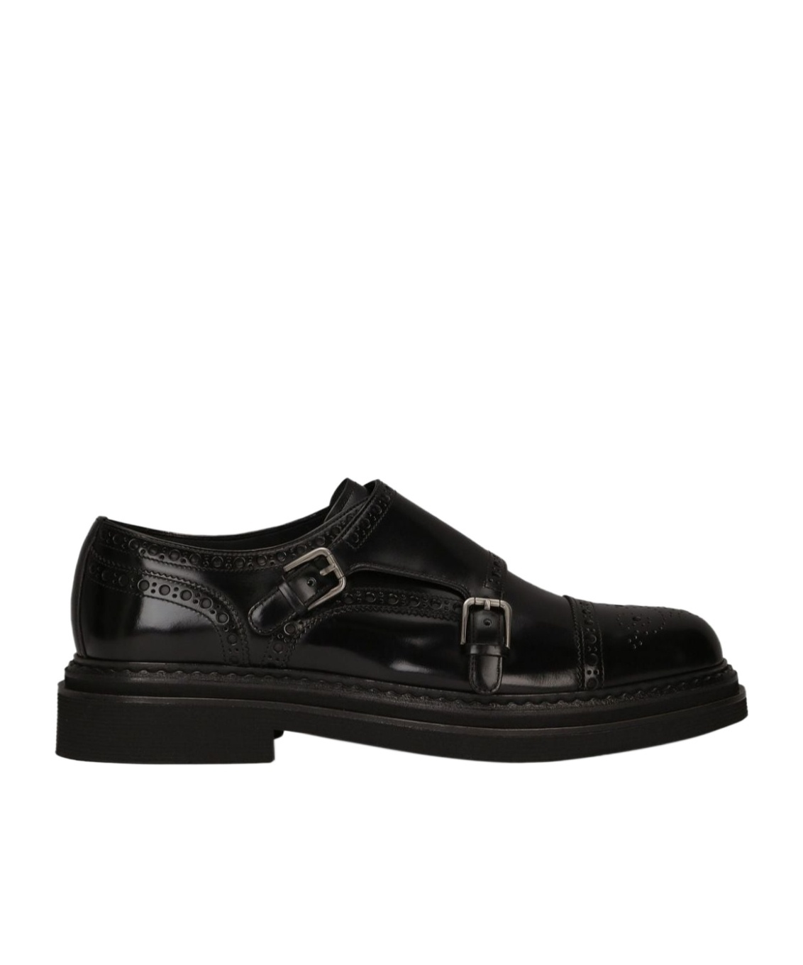 Dolce & Gabbana Dolce&gabbana Black Monkstrap Loafer In Black