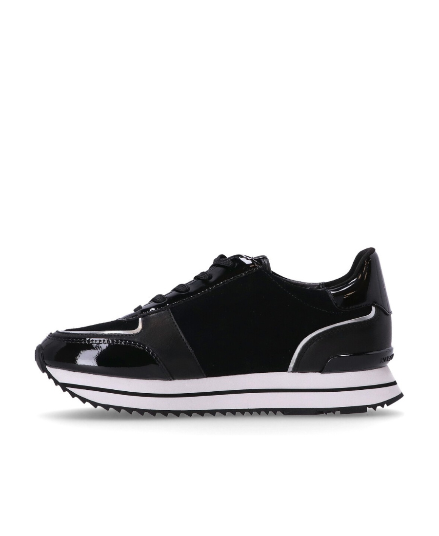 Shop Karl Lagerfeld Karl Patch-detail Low-top Sneakers In Black