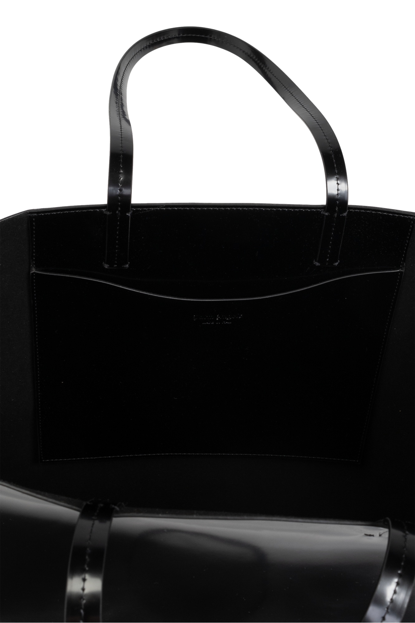 Palm Angels Logo-embossed Tote Bag In Black