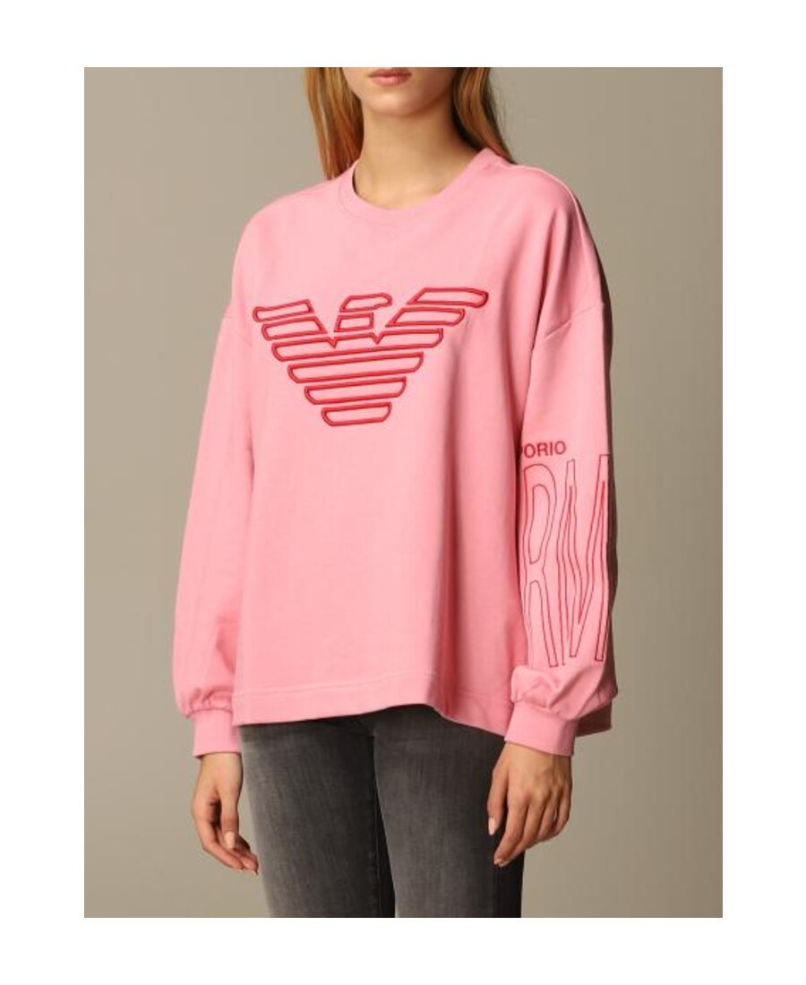 EMPORIO ARMANI LOGO PRINTED SWEATER