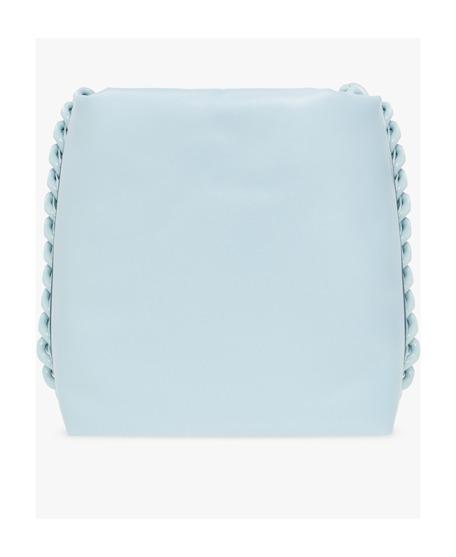 Stella Mccartney Falabella Padded Chain-link Shoulder Bag In Blue