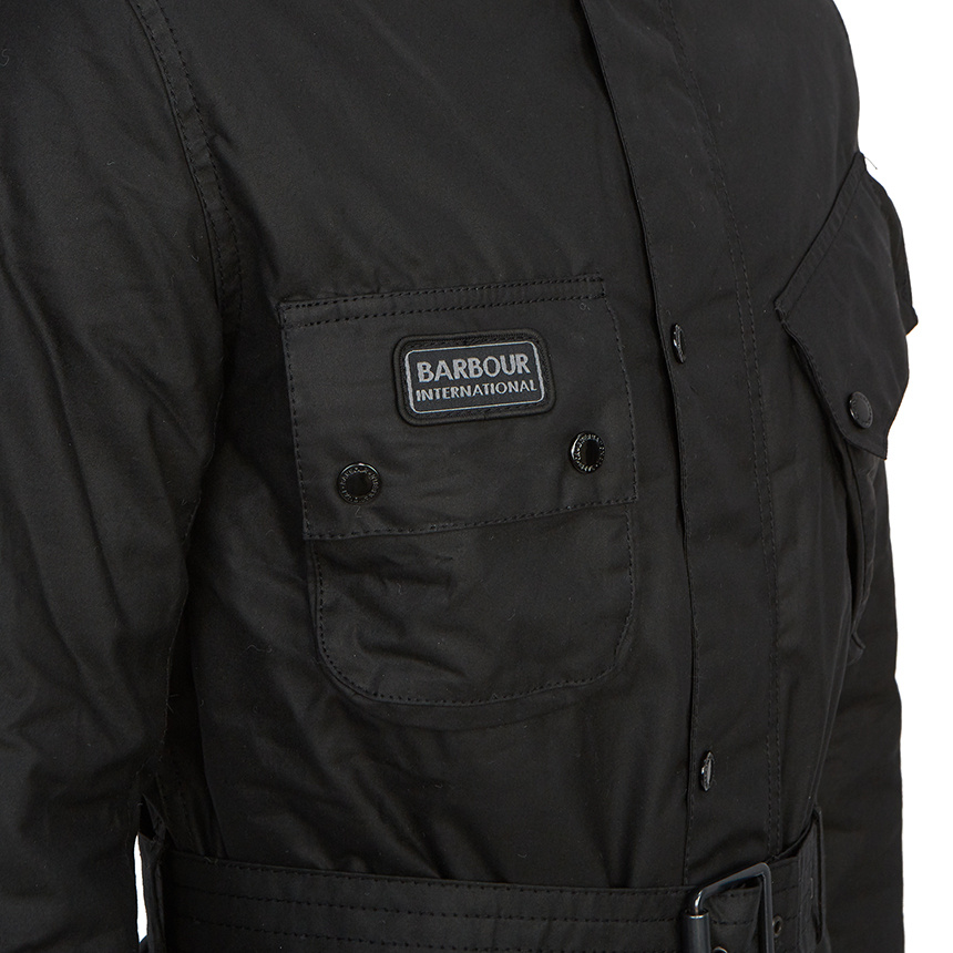 Shop Barbour Winter Sl International Jacket In Black