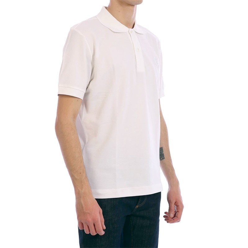 Dior Logo-fitting Polo Shirt In White