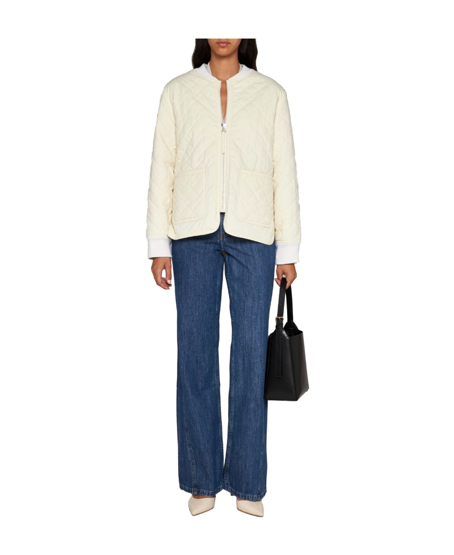 A.p.c. Elea Quilted Jacket In White