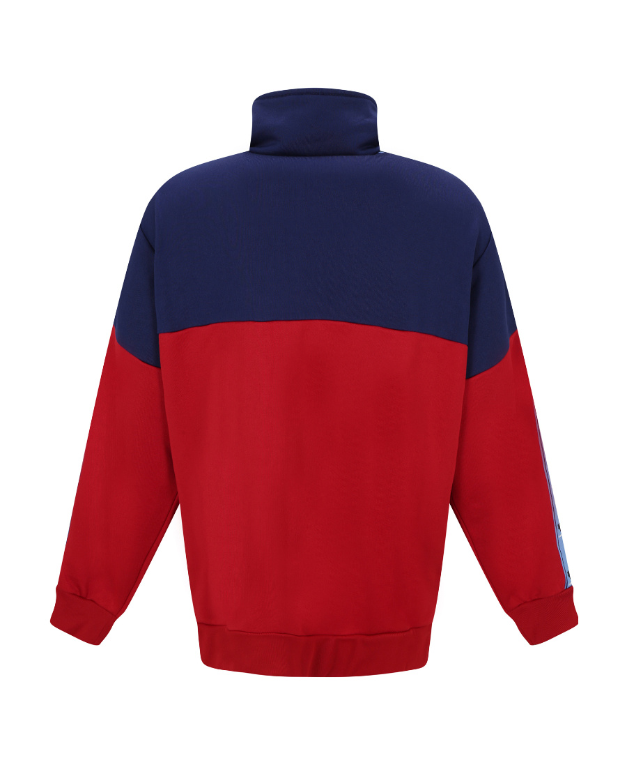 Shop Dsquared2 Logo-tape Detail Zip-up Cardigan In Red