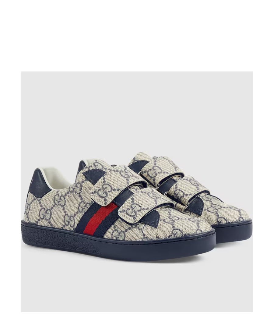 Gucci Ace Gg-supreme Sneakers In Black
