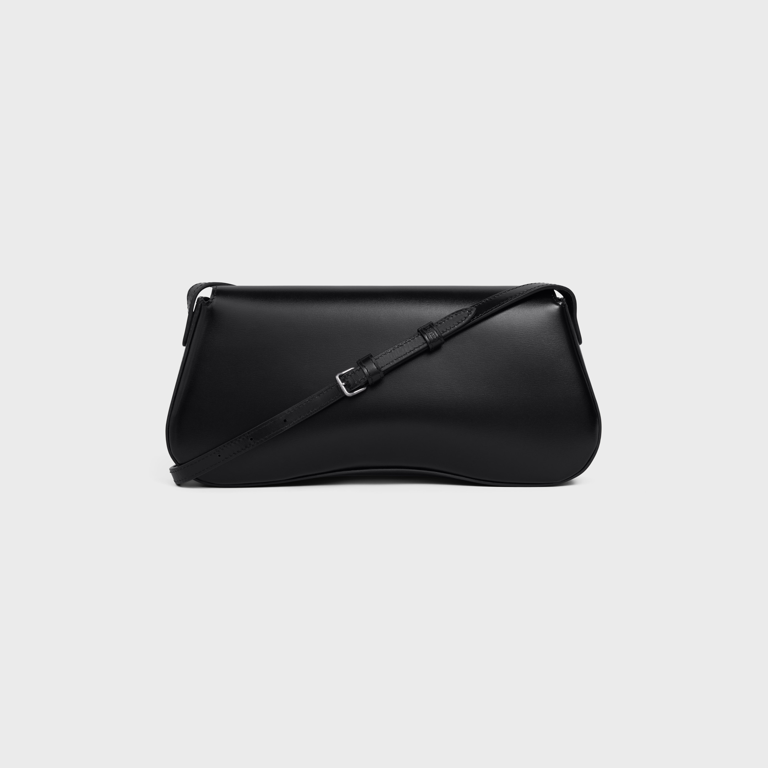 Celine Lola Medium Handbag In Shiny Calfskin In Black