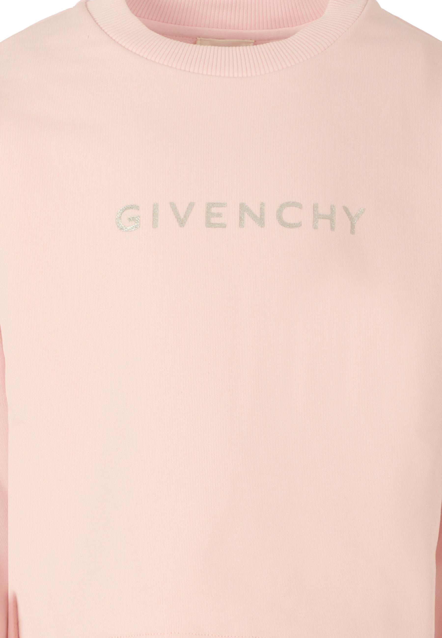 Givenchy Long-sleeved Sweatshirt In Pink