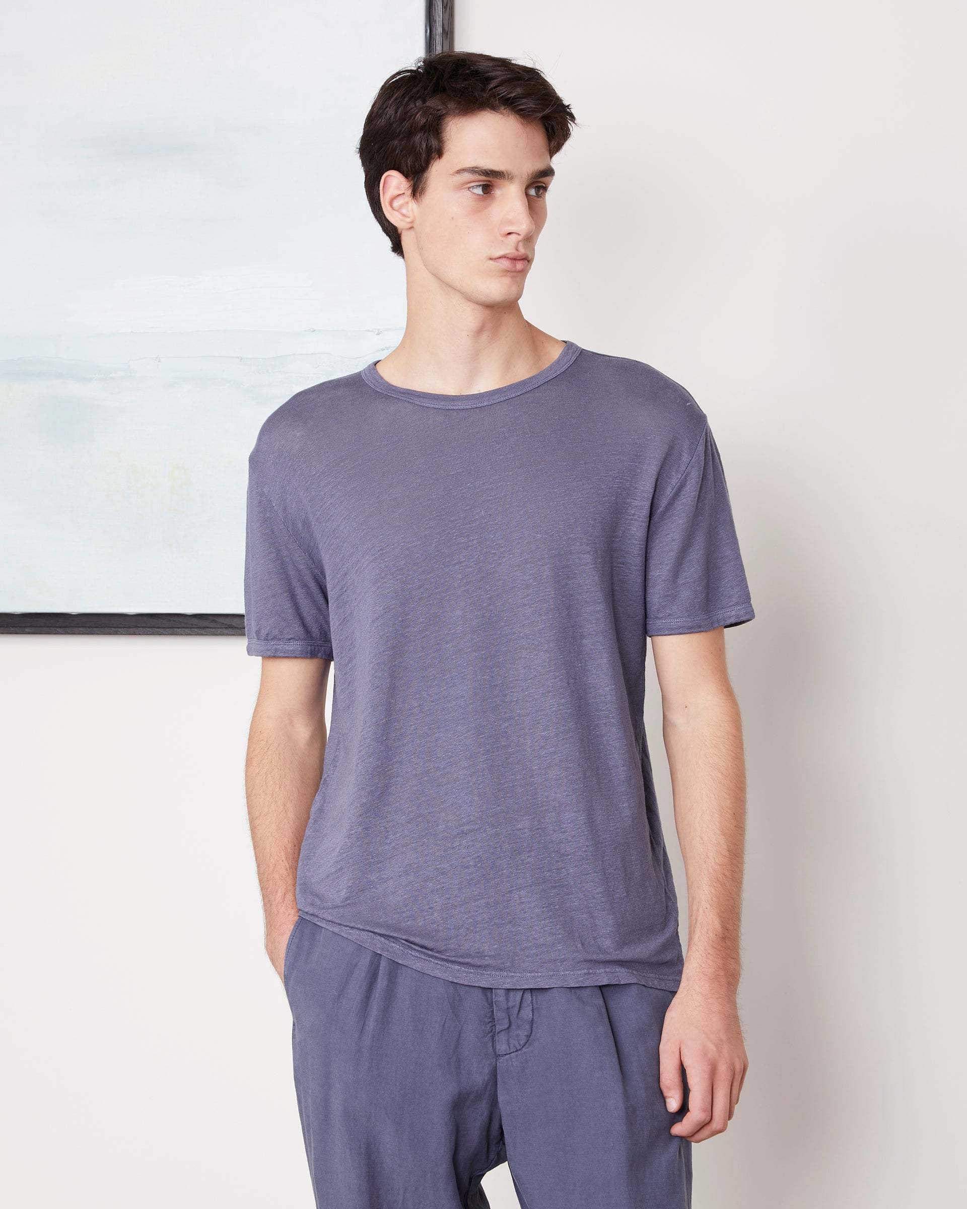 OFFICINE GENERALE MÉLANGE SHORTSLEEVED T-SHIRT