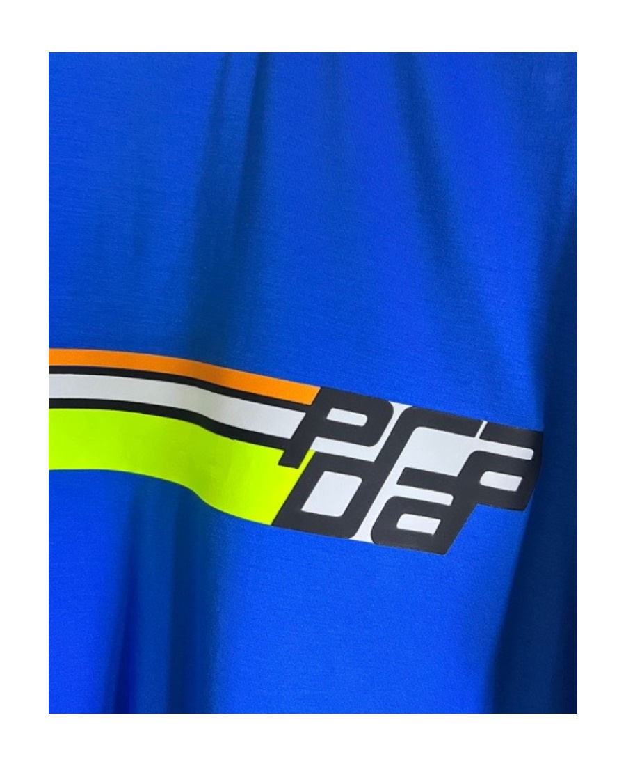 Prada Logo T-shirt In Blue