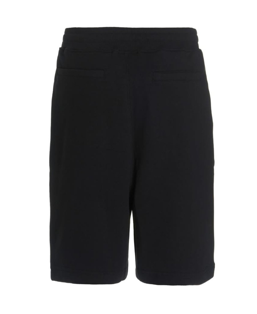 Moose Knuckles Logo-plaque Track Shorts In Black