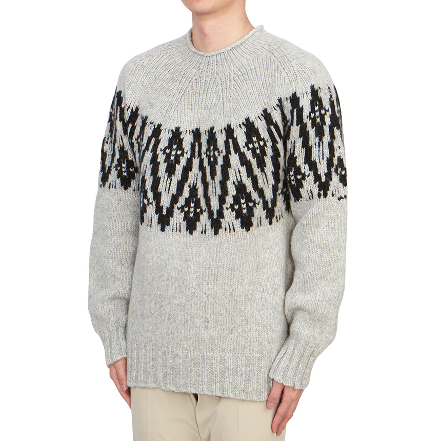 Lardini Long-sleeved Sweater In White
