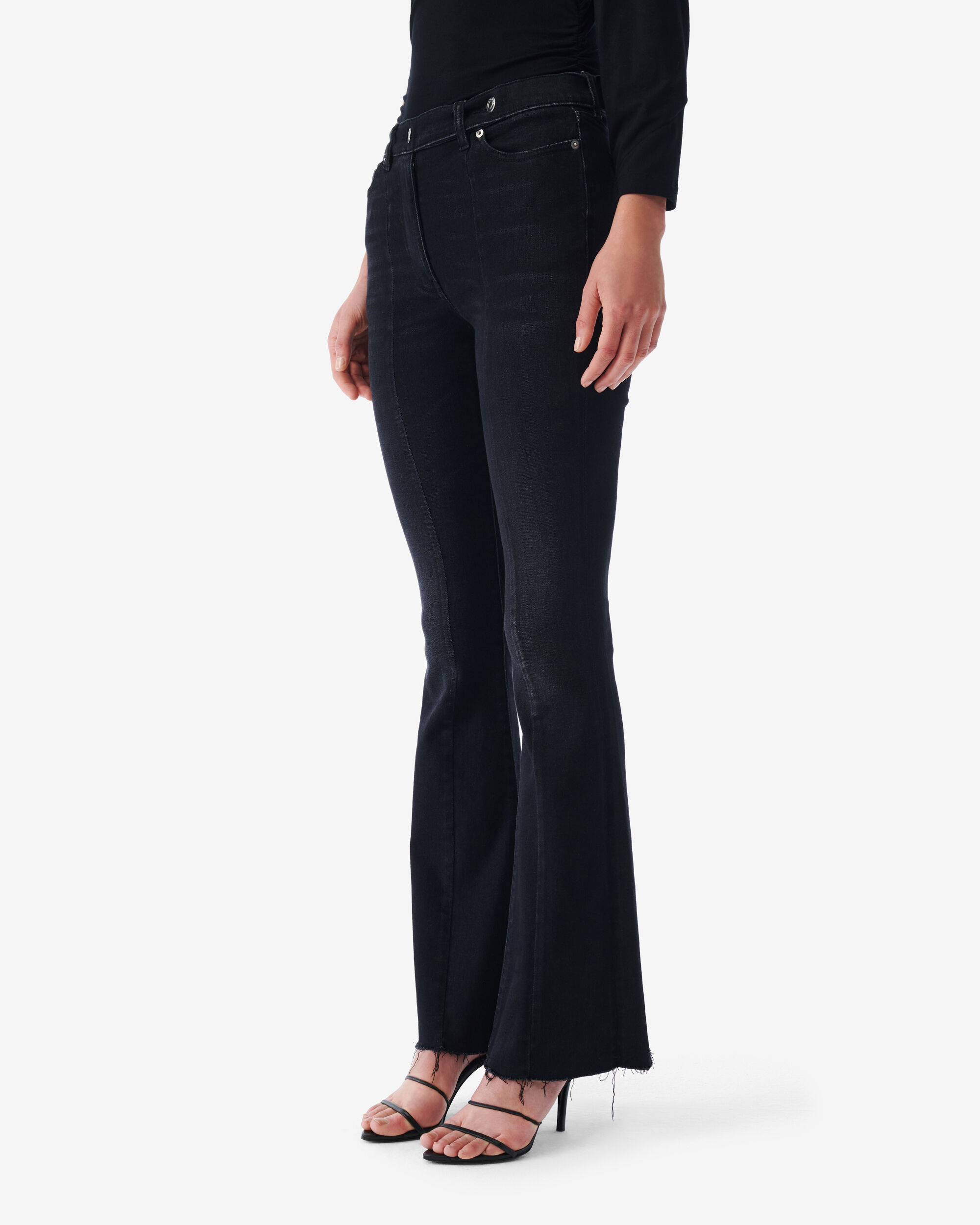 Iro Zacca Flared Jeans In Black