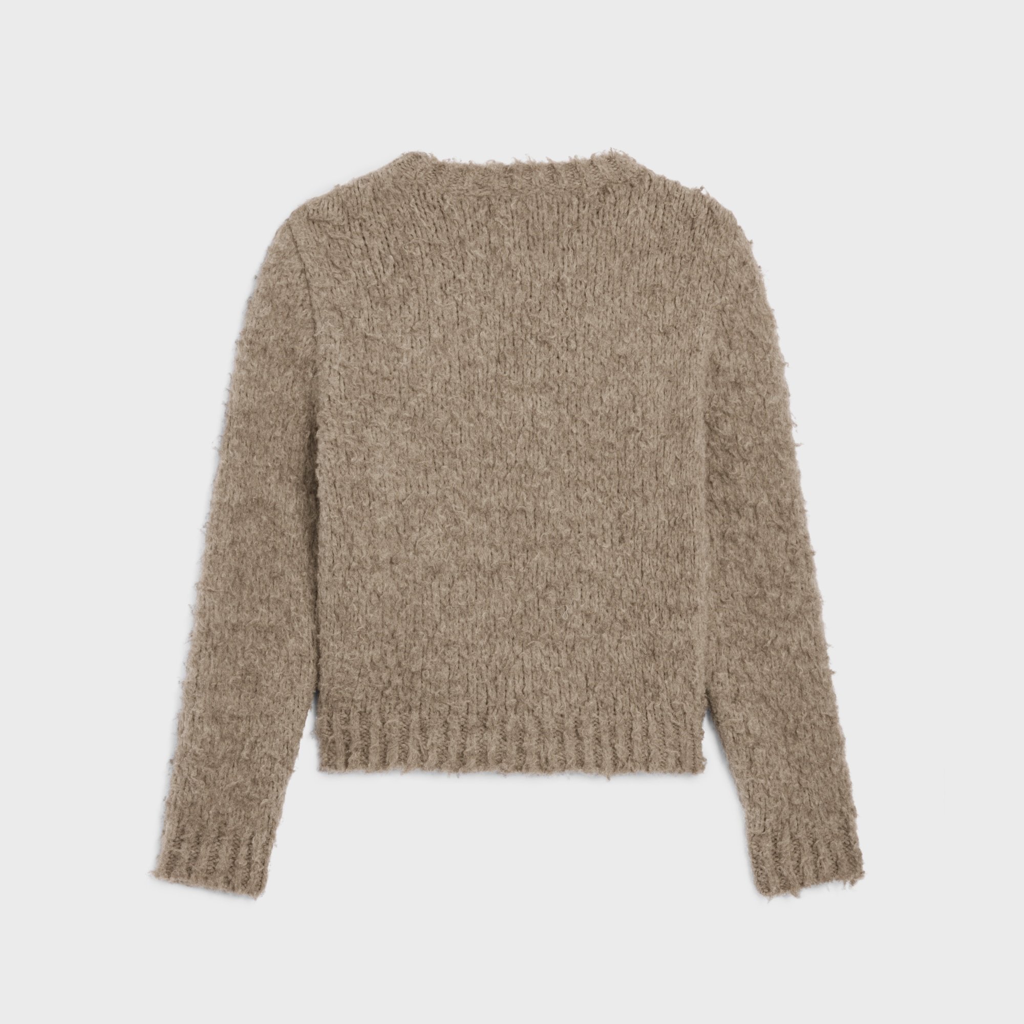 Celine Crewneck Sweater In Yak Wool In Multi