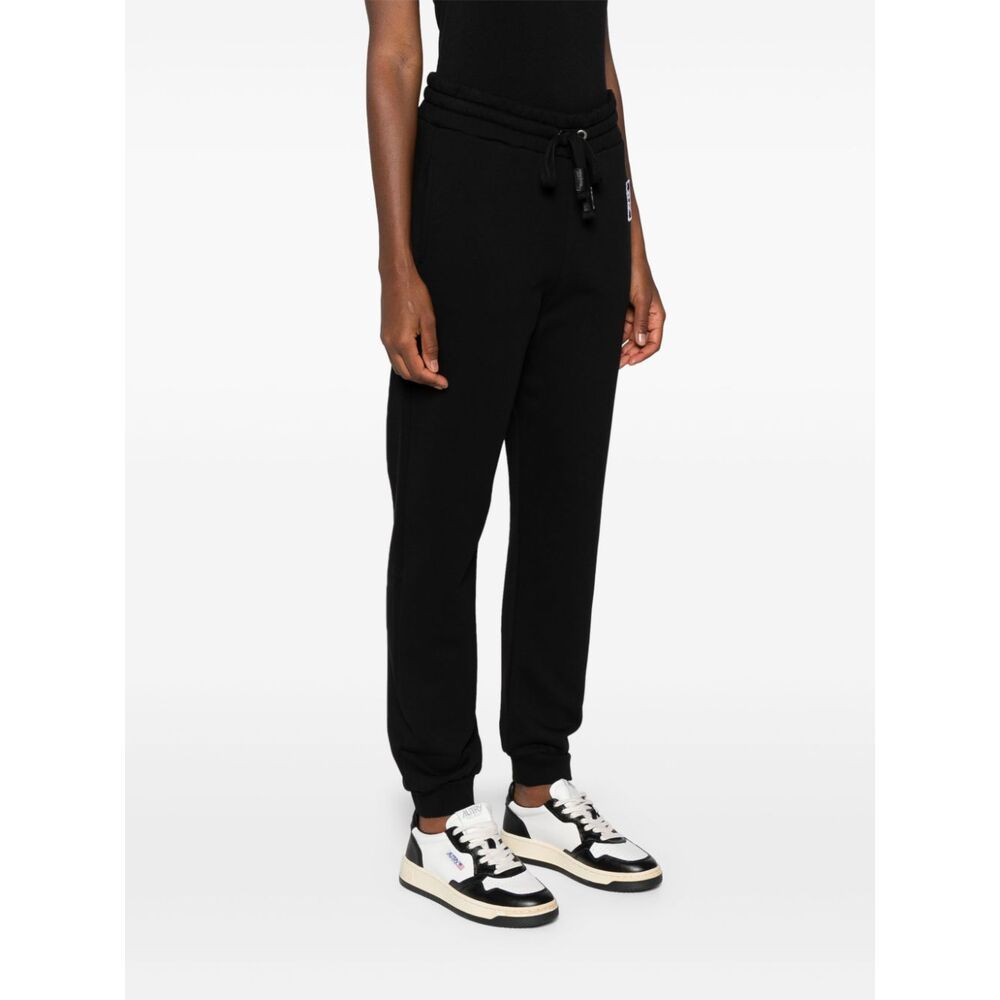 Pinko Mid-rise Track Trousers In Black