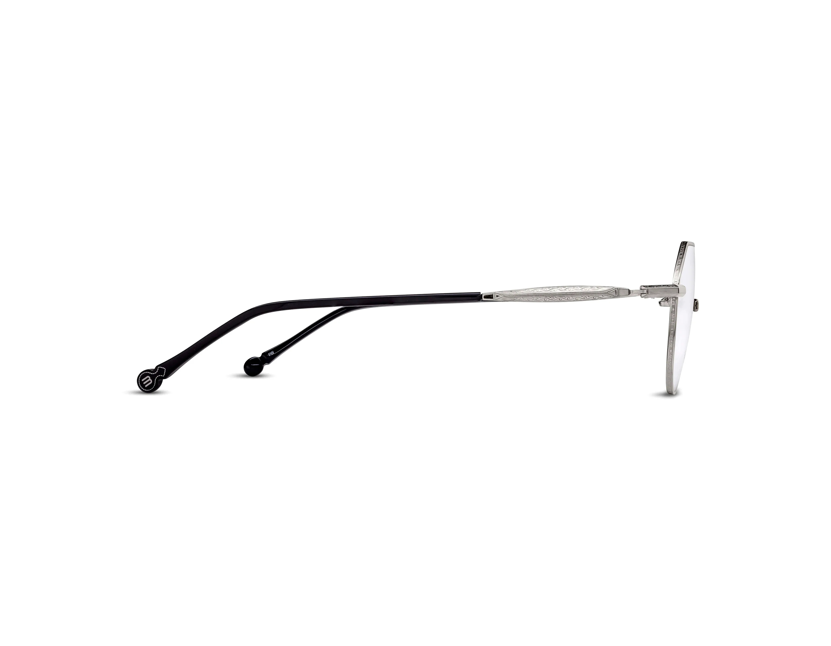 Matsuda Full Frame Plain Mirror In Silver