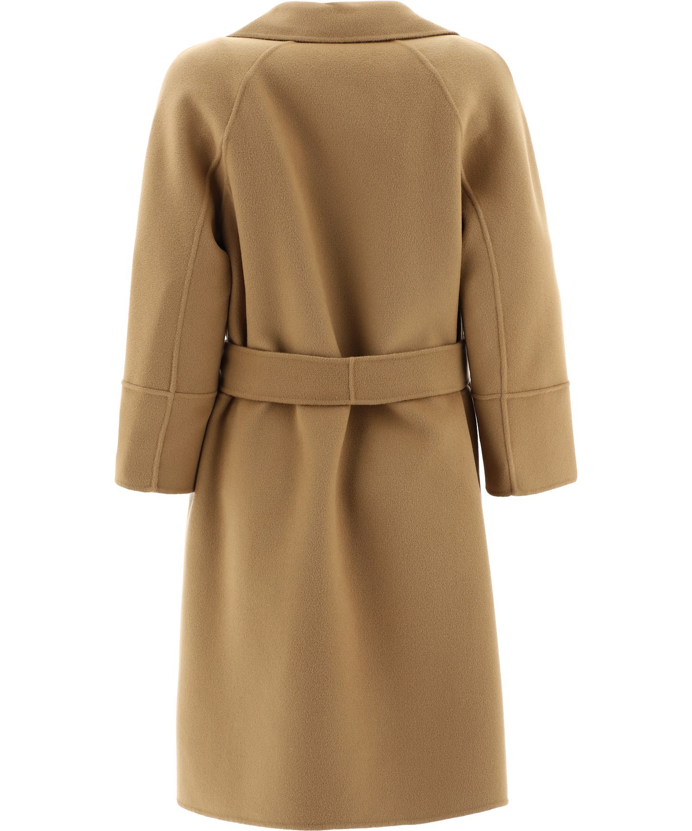 Max Mara Knee-length Brown Cashmere Coat In Brown