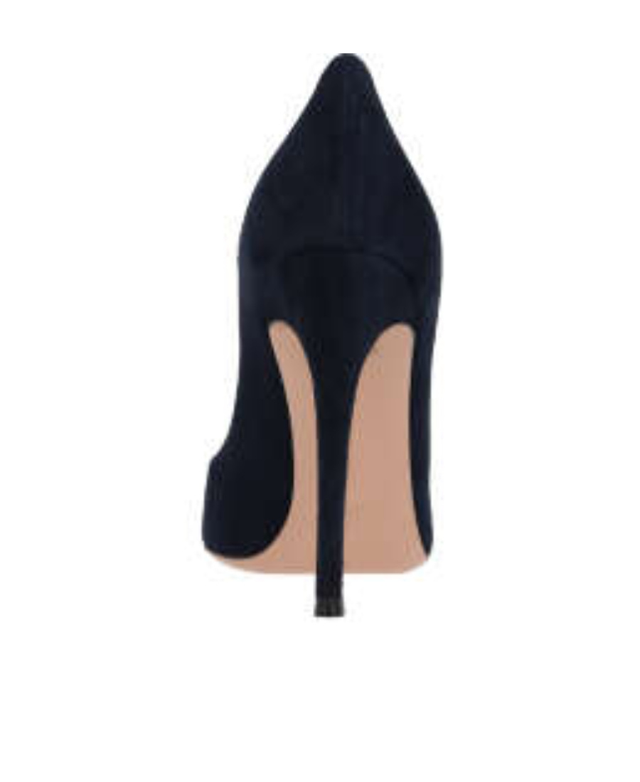 Shop Gianvito Rossi Pointed Suede Pumps In Black