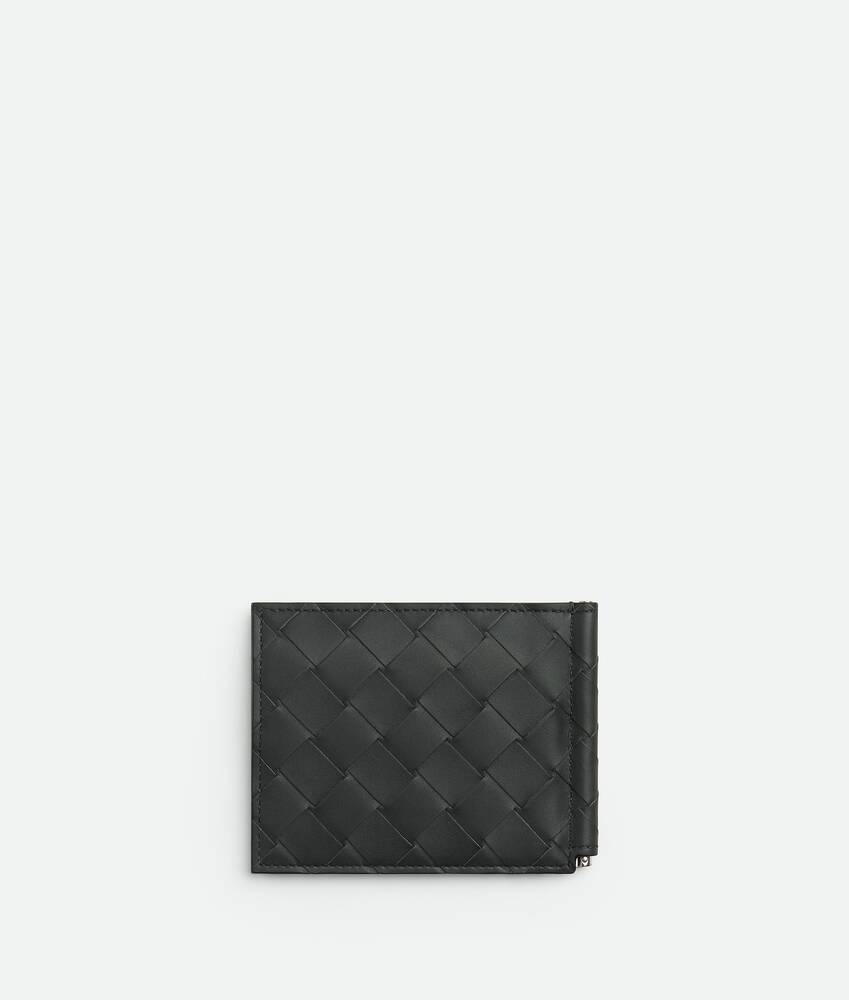 Bottega Veneta Weave A Pattern Wallet In Black