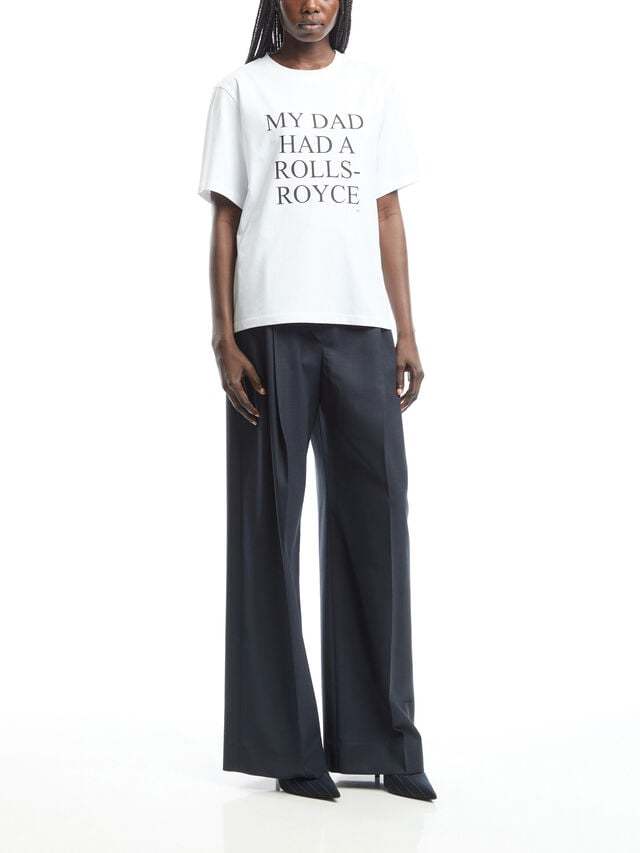Victoria Beckham Belt-loop Casual Pants In Black