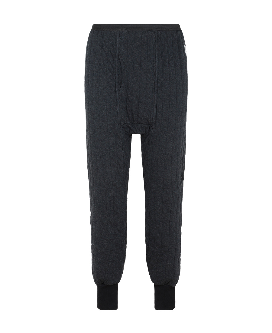 Maison Margiela Animal-patch Panelled Slim Trousers In Black