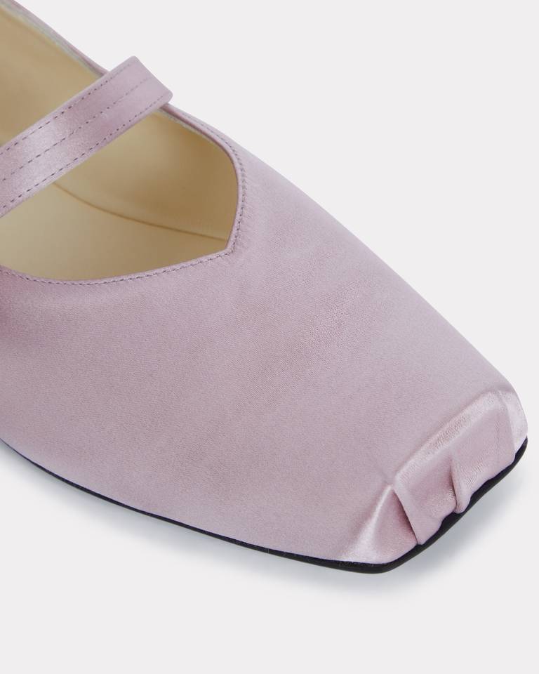 Kenzo ' Oki' Flat Ballets In Viscose And Silk In Nude