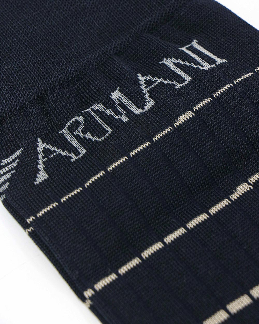 Emporio Armani Logo Matching Socks In Black