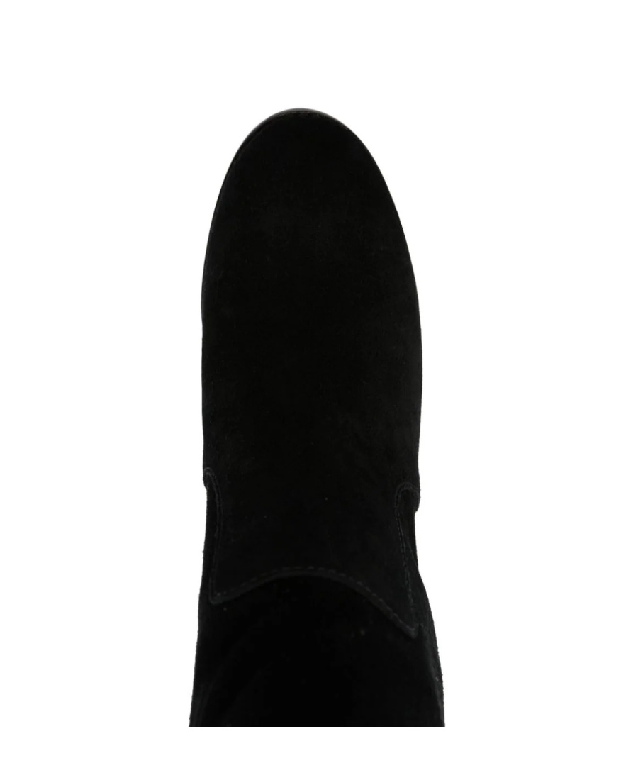 Michael Michael Kors Luella 95mm Suede Boots In Black