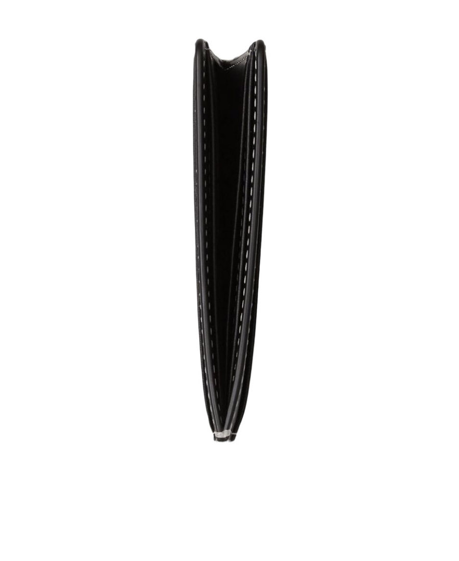 Burberry Rectangular Checkered Pattern Keyring And Keychain In Black