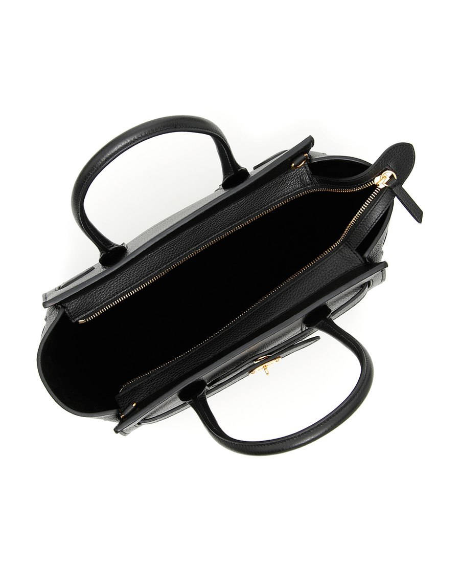 Mulberry Bayswater Zipped Small Tote Bag In Black