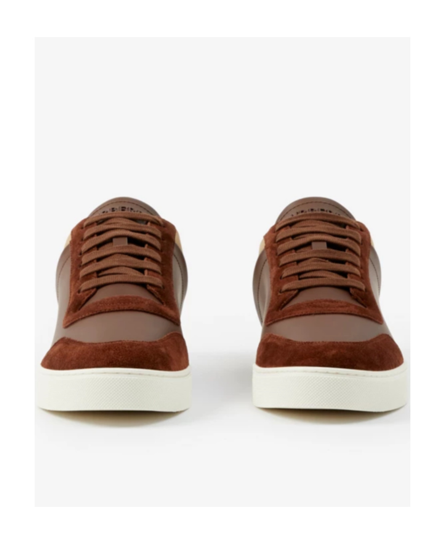 Burberry Vintage Check Panelled Sneakers In Multicolor