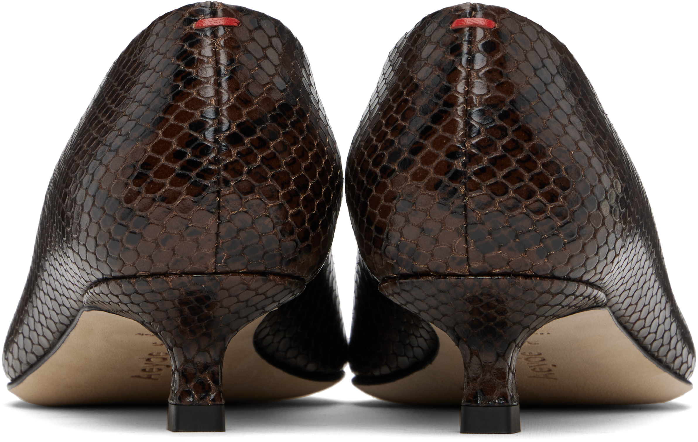 Aeyde 45mm Clara Pointed-toe Pumps In Black