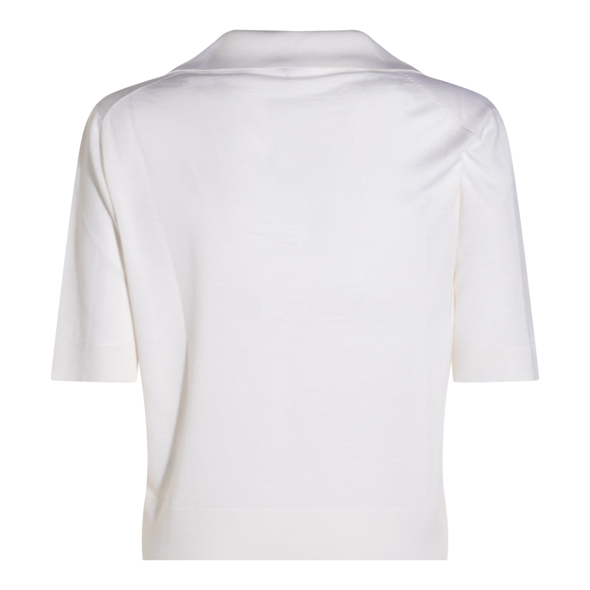 Shop Malo V-neck Top In White