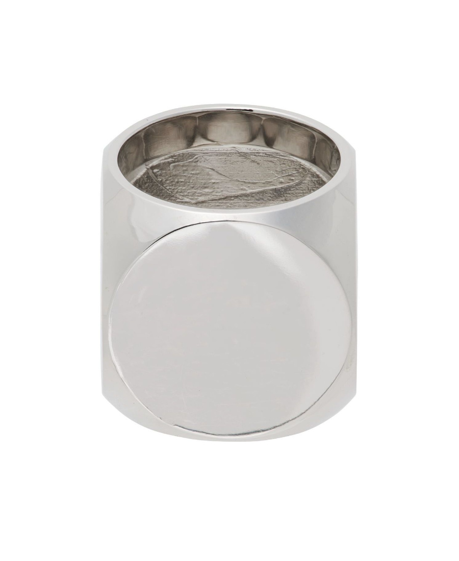 We11 Done Logo Ring In Multicolor