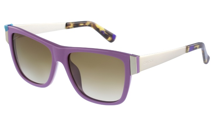 Gucci Logo Details Sunglasses In Multicolor