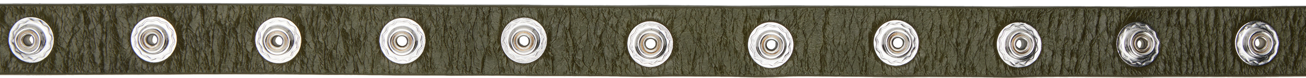 Attico Snap Buckle Belt In Green