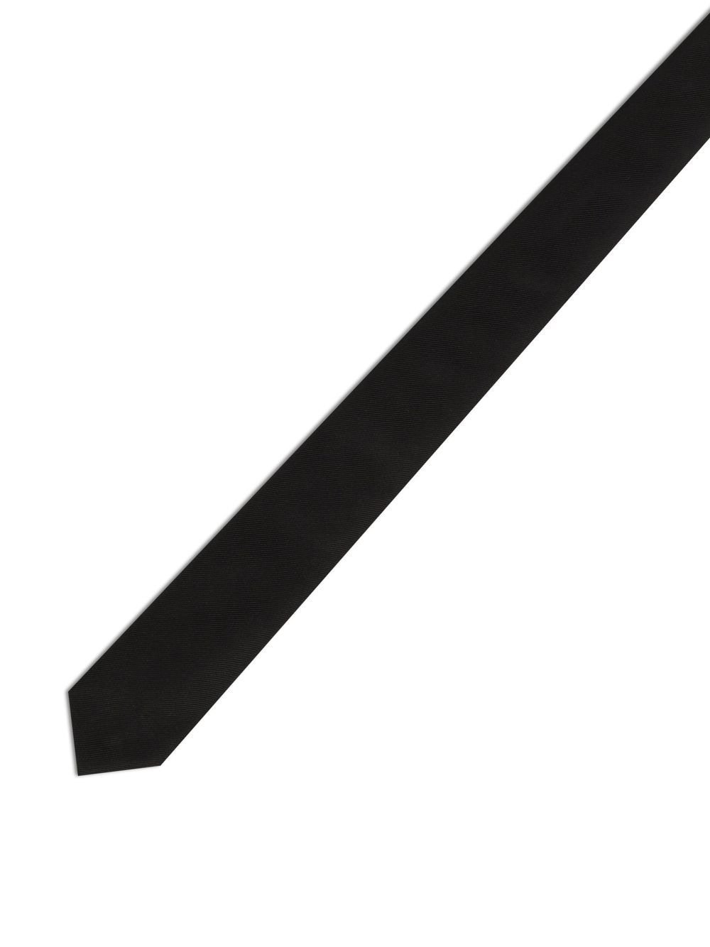 Dolce & Gabbana Textured Silk Tie In Black