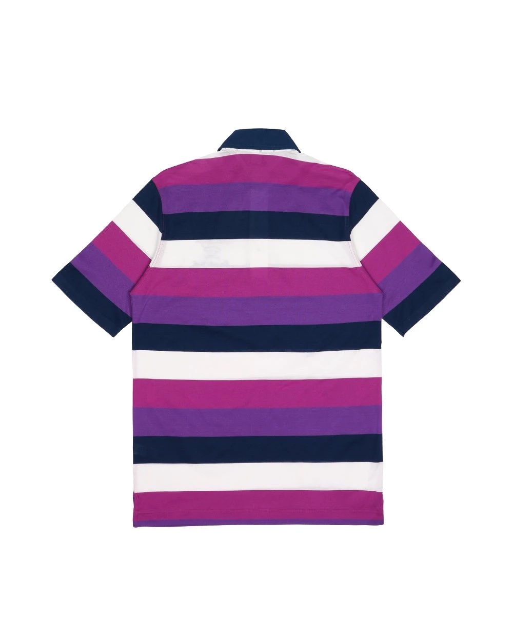 Paul & Shark Striped Polo Shirt In Blue