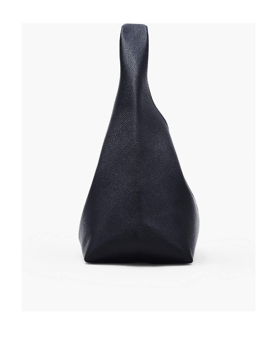Shop Marc Jacobs The Sack Leather Shoulder Bag In Black